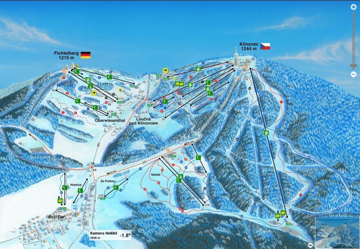 Ski Berg Klinovec Loucna pod Klinovcem Exterior photo